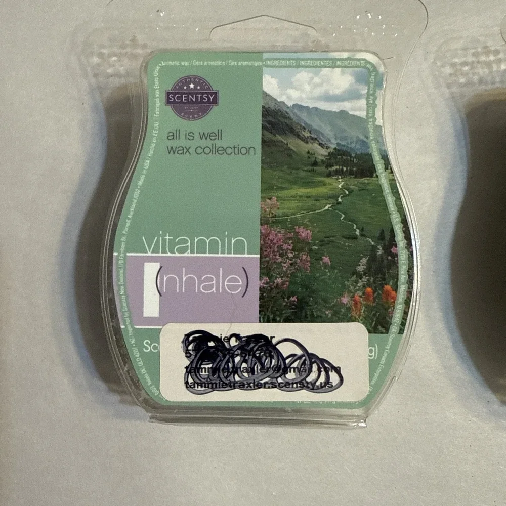 Scentsy Wax Bars Vitamin I(nhale) Inhale I Lot Of 2 Scents Warmer 3.2 Fl Oz‎ New